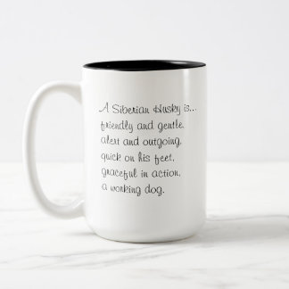 Taza del husky siberiano
