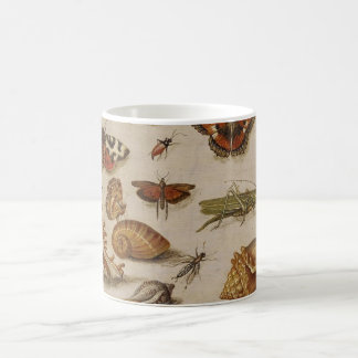Taza del ilustracion de la biología del vintage