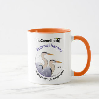 Taza del ilustracion de la garza