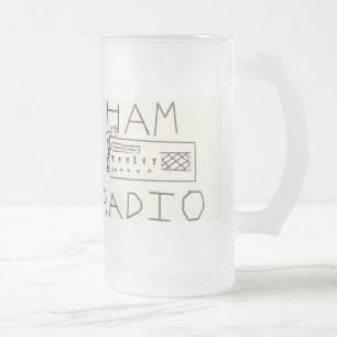 Taza del indicativo del equipo de radio-aficionado