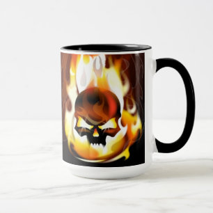 Taza del infierno del cráneo