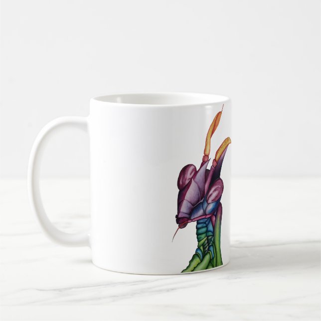 Taza del insecto de la mantis religiosa (Izquierda)