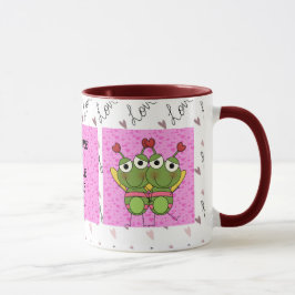 Taza del insecto del amor
