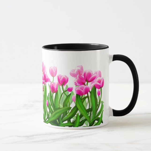 Taza del jardín del tulipán de la primavera (Derecha)