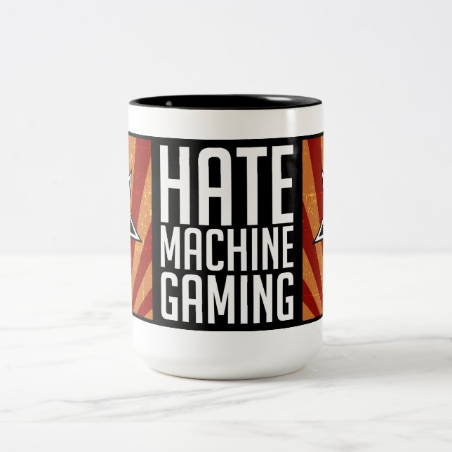 Taza del juego de la máquina del odio - propaganda (Centro)