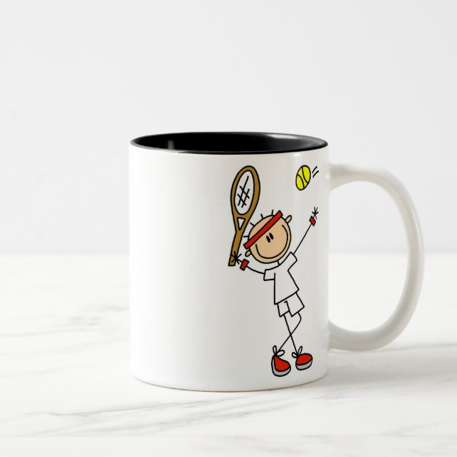 Taza del jugador de tenis del muchacho (Derecha)