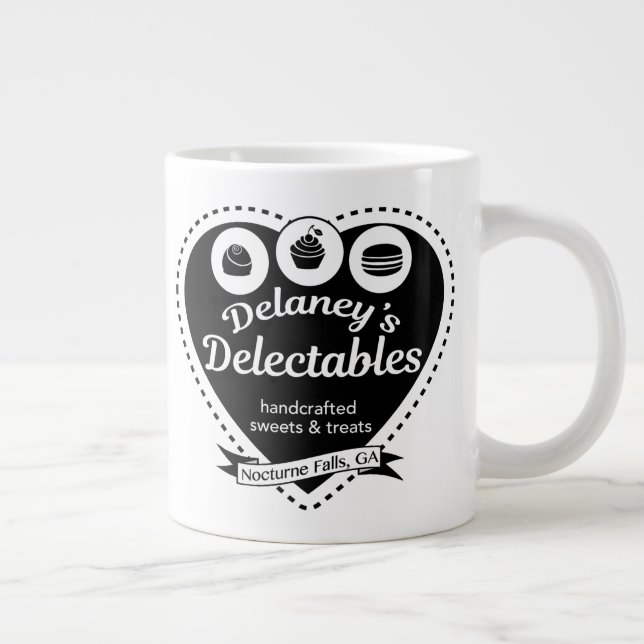 Taza del jumbo de Delectables de Delaney (Derecha)