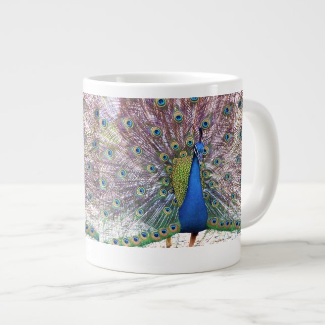 Taza del jumbo de los pavos reales (Derecha)