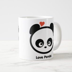Taza del jumbo de Panda® del amor