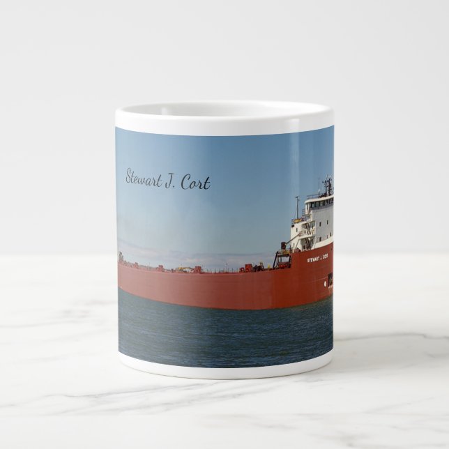 Taza del jumbo de Stewart J. Cort (Frente)