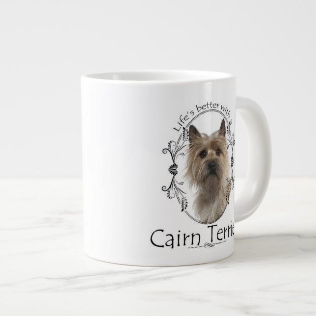 Taza del jumbo de Terrier de mojón (Derecha)