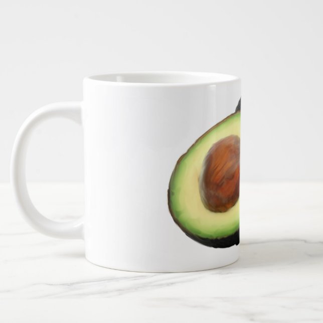 Taza del jumbo del aguacate (Izquierda)