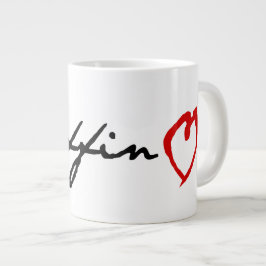 Taza del jumbo del amor de Smuffin