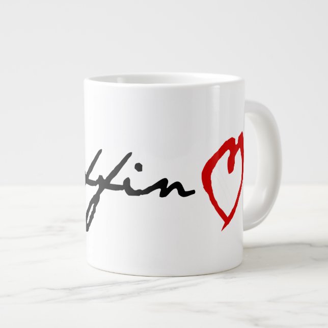 Taza del jumbo del amor de Smuffin (Derecha)