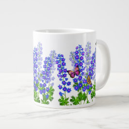 Taza del jumbo del jardín de la mariposa del