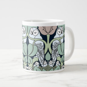Taza del jumbo del modelo de la jerarquía del búho