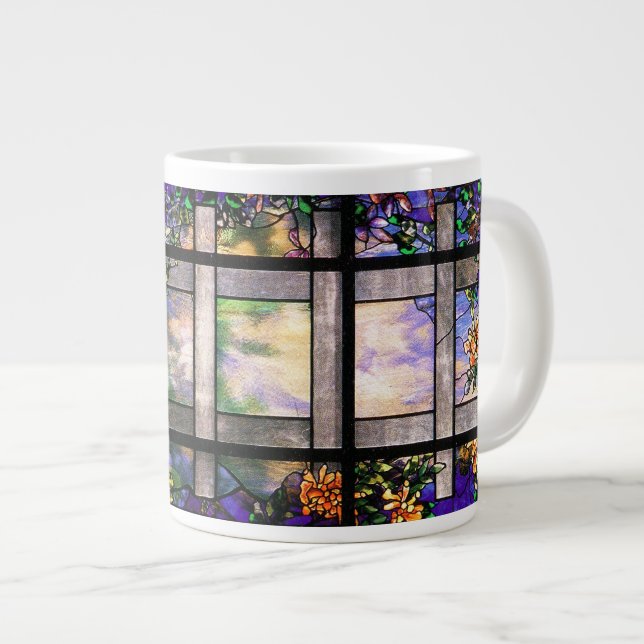 Taza del jumbo del vitral de Tiffany (Derecha)