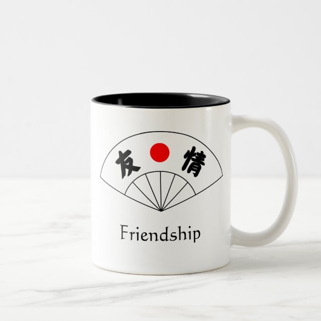 Taza del kanji de la amistad (Derecha)