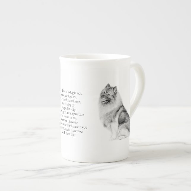 Taza del Keeshond (Derecha)
