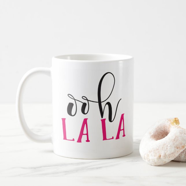 Taza del La del La de Ooh (Con donut)