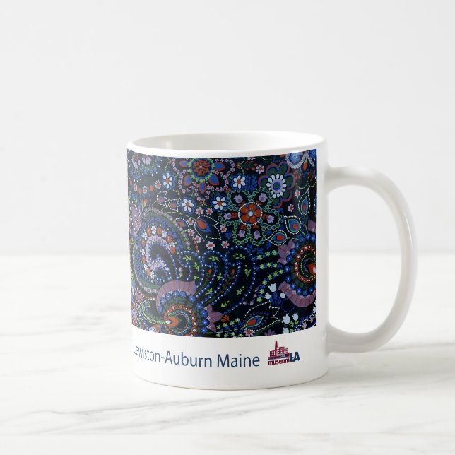 Taza del LA del museo de Paisley del añil (Derecha)