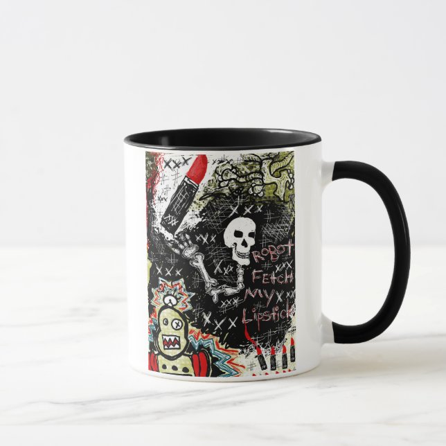 Taza del lápiz labial del robot (Derecha)