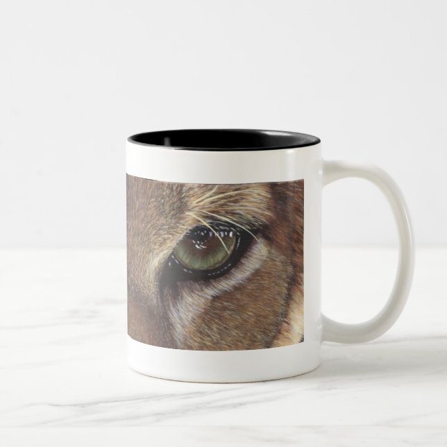 Taza del león de montaña del puma (Derecha)