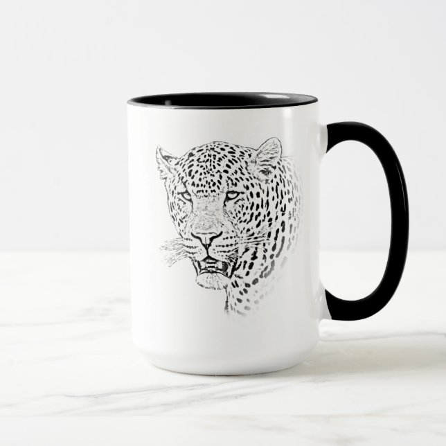 Taza del leopardo - serie de África (Derecha)