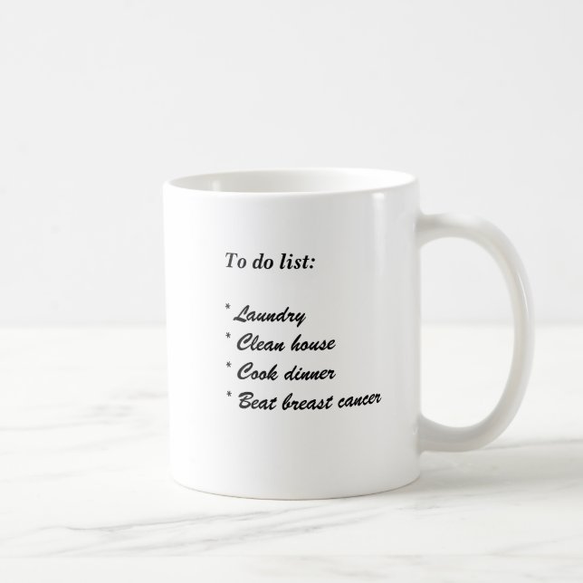 Taza del lío del cáncer de pecho (Derecha)