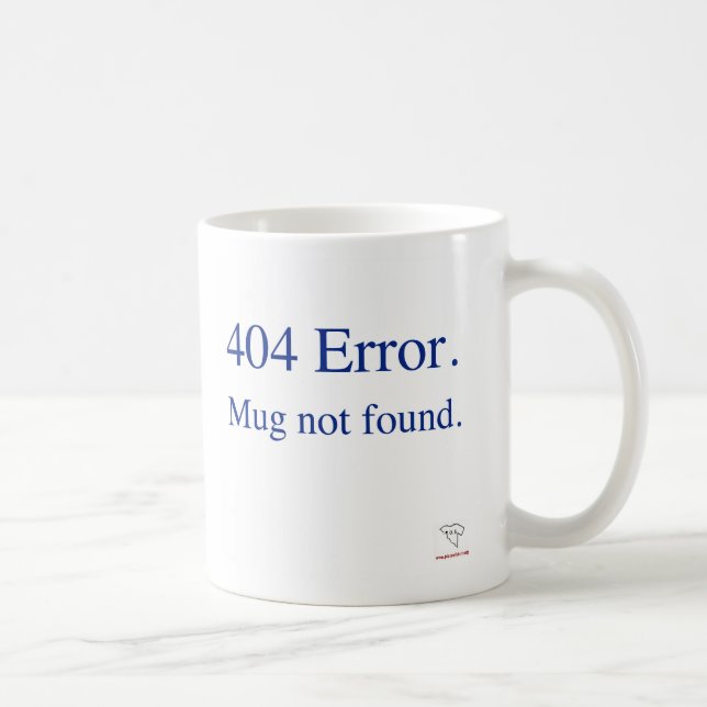TAZA del llano del error 404 (Derecha)