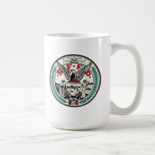 Taza del Local 798 del cuerpo de bomberos de San