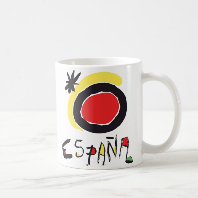 Taza del logotipo de España (España) Miro (Derecha)