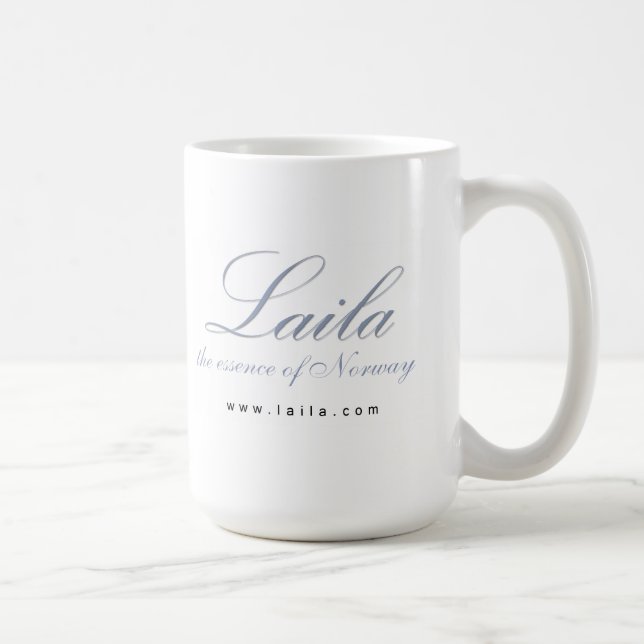Taza del logotipo de Laila (Derecha)