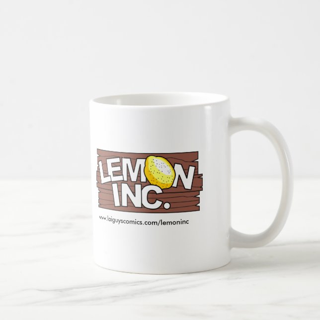 Taza del logotipo de Lemon Inc. (Derecha)