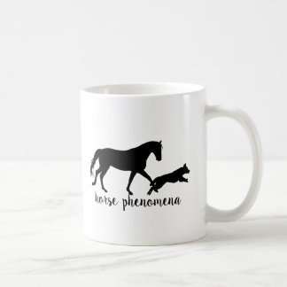 Taza del logotipo de los fenómenos del caballo