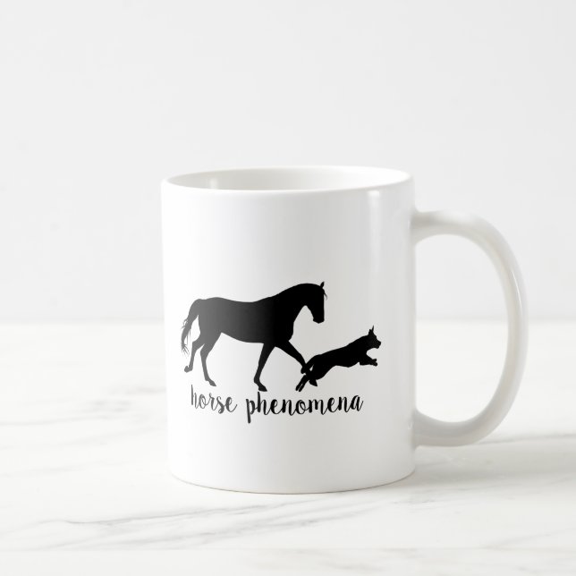 Taza del logotipo de los fenómenos del caballo (Derecha)