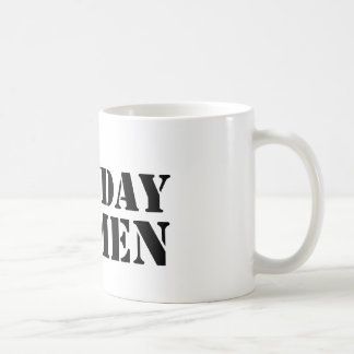 Taza del logotipo de los hombres de lunes