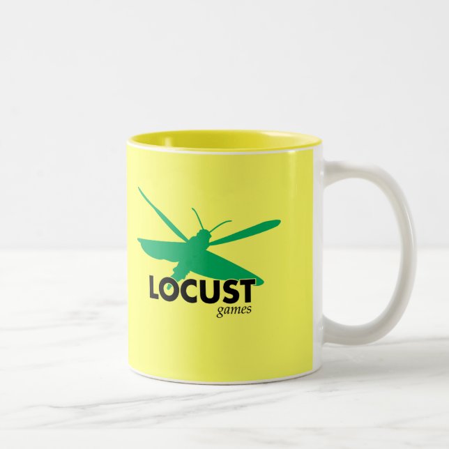 Taza del logotipo de los juegos de la langosta (Derecha)