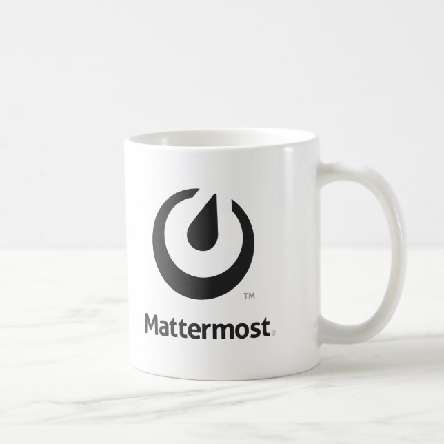 Taza del logotipo de Mattermost (Derecha)