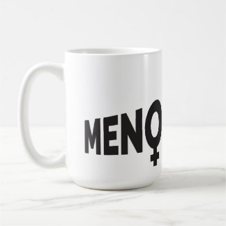 Taza del logotipo de Menopodcast - 15 onzas