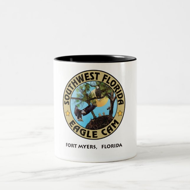 Taza del logotipo de SWFLEagleCam (DIVERSAS (Centro)