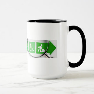Taza del logotipo de VocRehabRadio