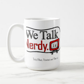 Taza del logotipo de WeTalkNerdy.tv