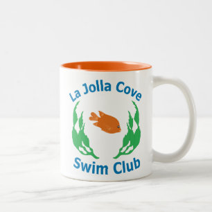 Taza del logotipo del club de Swlm de la ensenada