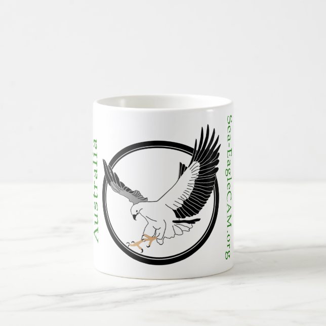 Taza del logotipo del Mar-EagleCAM (Centro)
