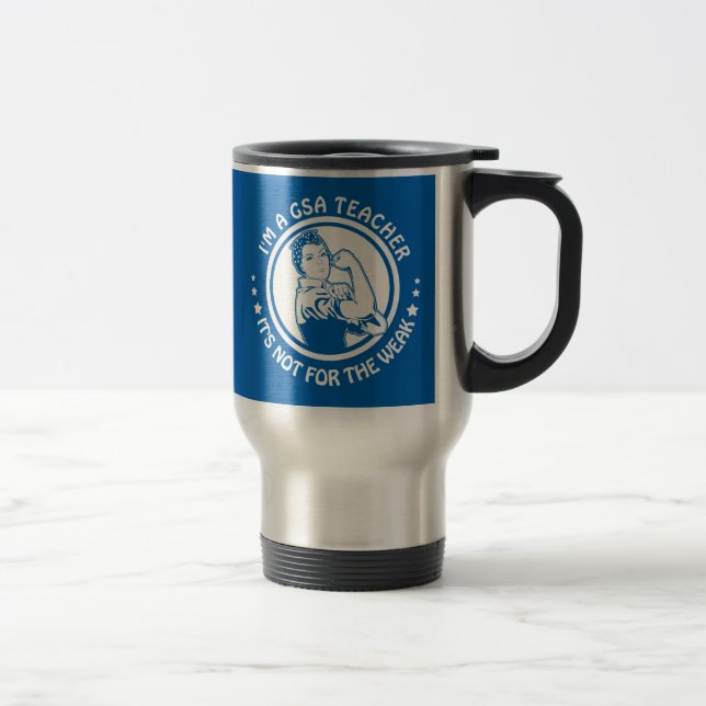 Taza del logotipo del remachador de GSA Rosie - (Derecha)