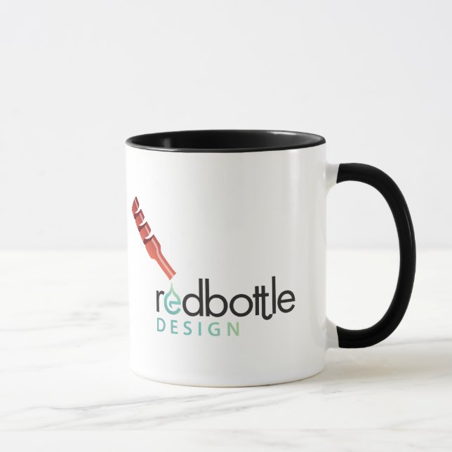 Taza del Logotipo-ed de RedBottle (Derecha)