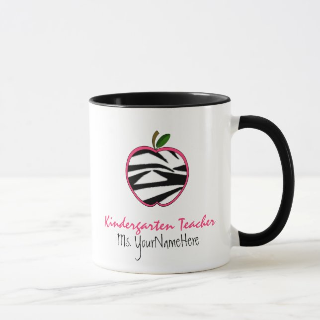 Taza del maestro de jardín de infancia - estampado (Derecha)