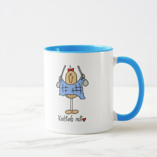 Taza del maniático del tejido