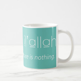 Taza del mantra de Illaha Il'Allah del La